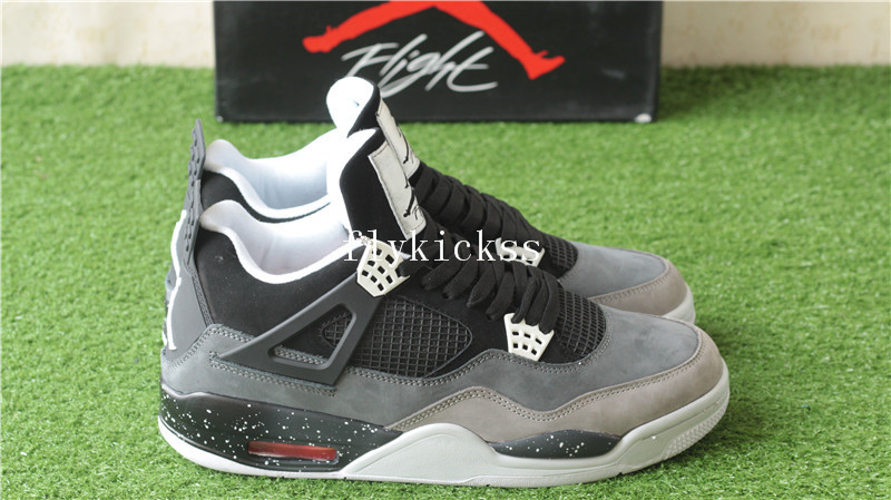 Authentic Air Jordan IV 4 Stealth Fear Oreo